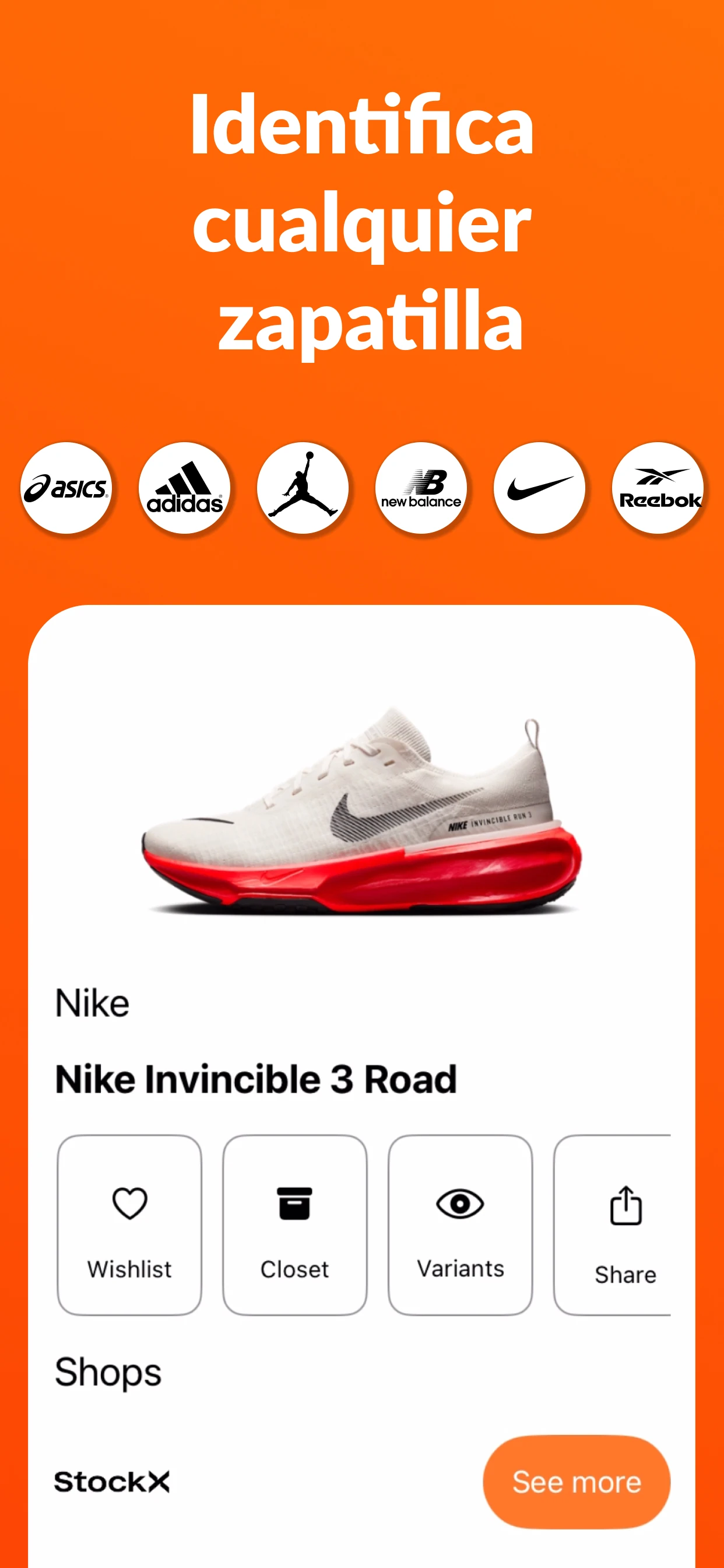 Sneakerr app screenshot